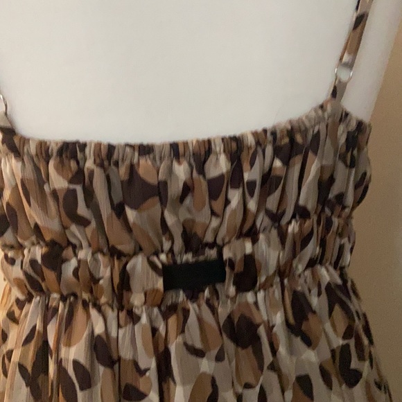 Bcbg silk animal print cocktail dress size 4 - Picture 7 of 13